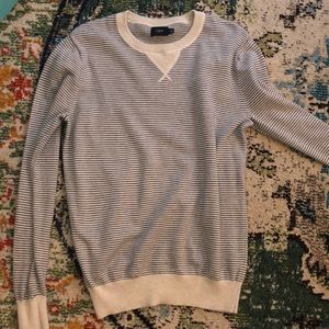 J.Crew LS striped knit, 100% Cotton Crew Neck